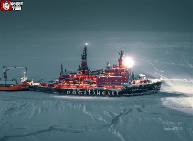 Video :Explore the stunning and amazing pictures of the Russian icebreaker Yamal